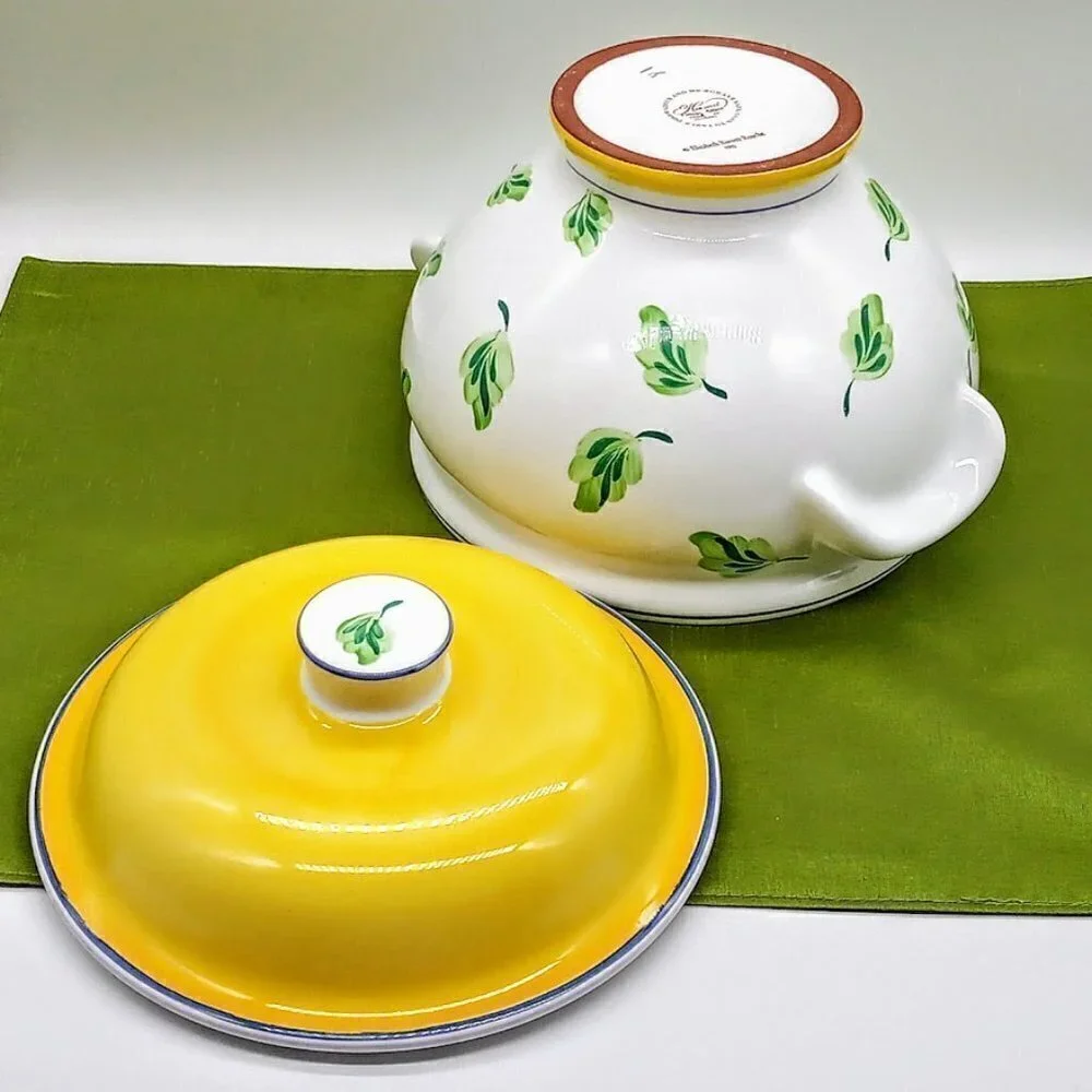 Vintage Herend Village Pottery Hand-Painted Vegetable Tureen Bowl